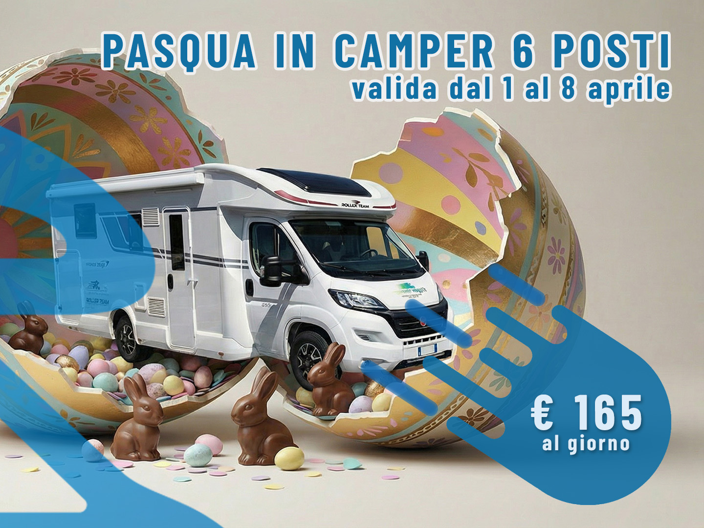 Pasqua in Camper: 5 giorni per 6 persone